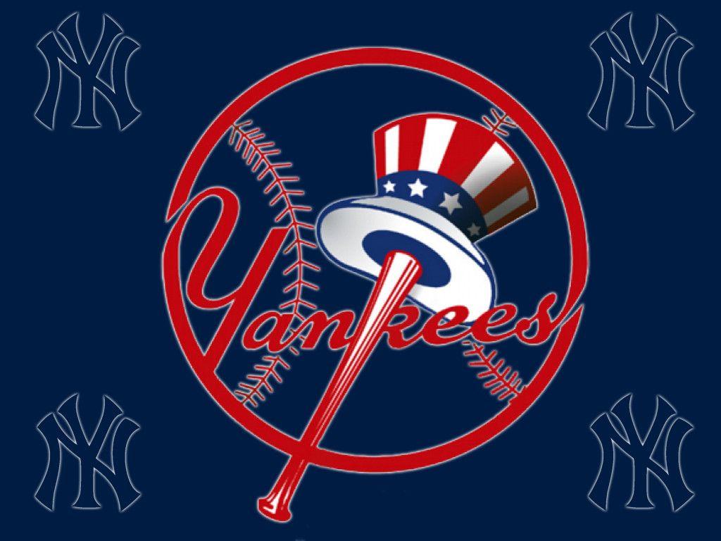 Download New York Yankees Logo Free Wallpaper 1024x768. Full HD