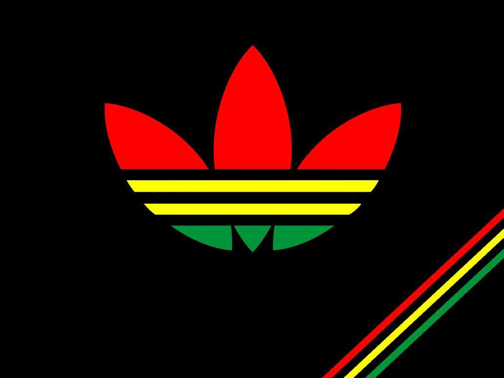 Rasta Adidas Logo Wallpaper. Hdwidescreens