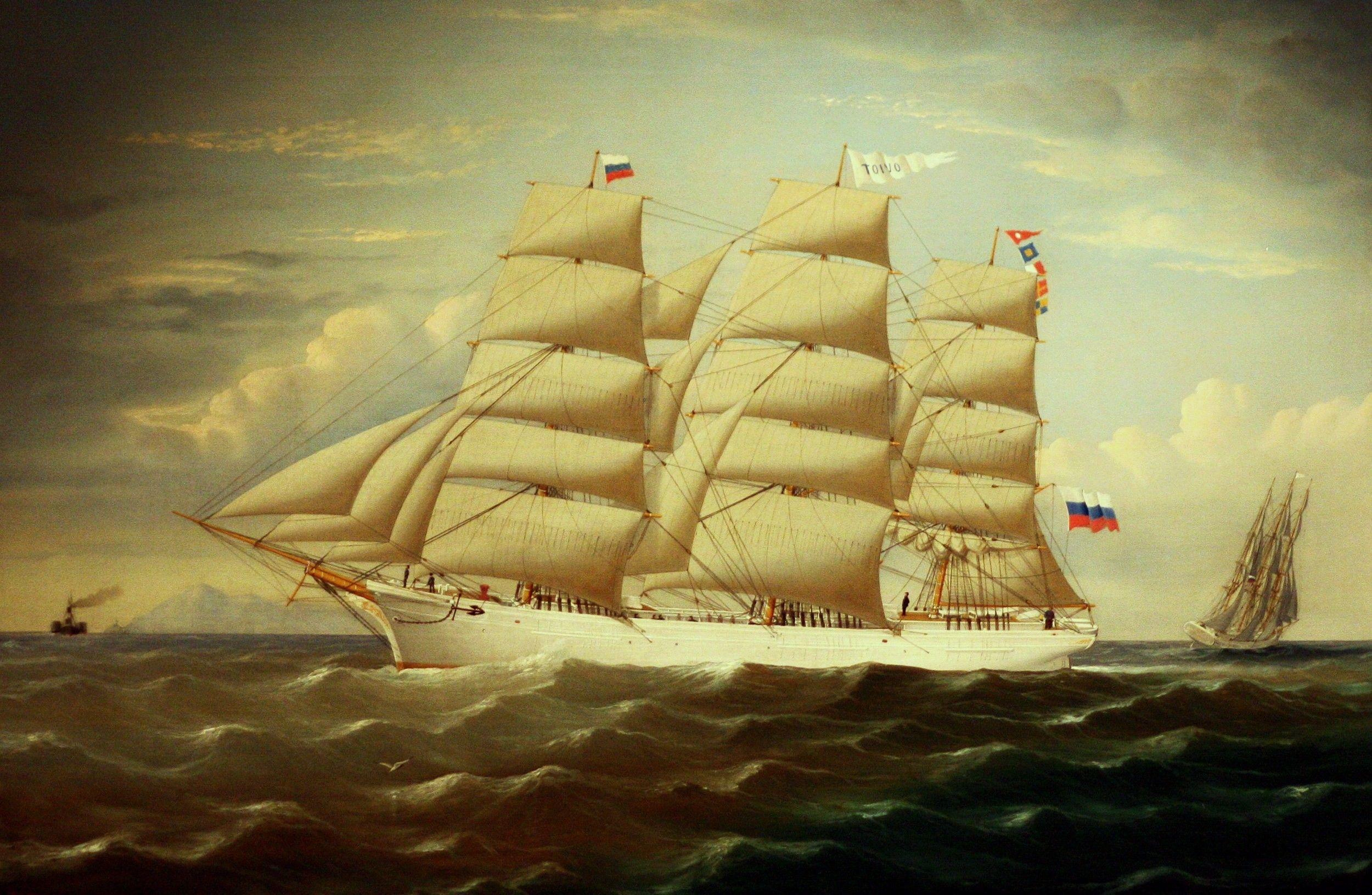 tall Ship&;. Sailboat Sea wallpaper #