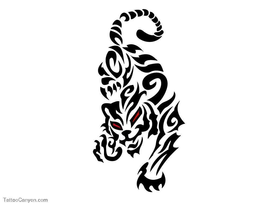 Free Designs Real Tribal Tiger Tattoo Wallpaper Download Picture #