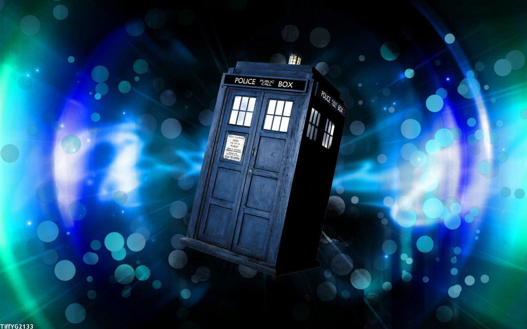 Download TARDIS Doctor Wallpaper 1680x1050