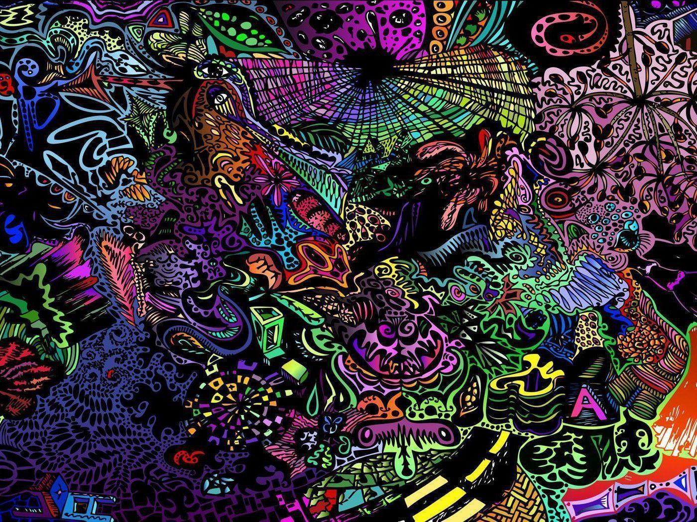 Miscellaneous Digital Art Trippy Colorful Wallpaper