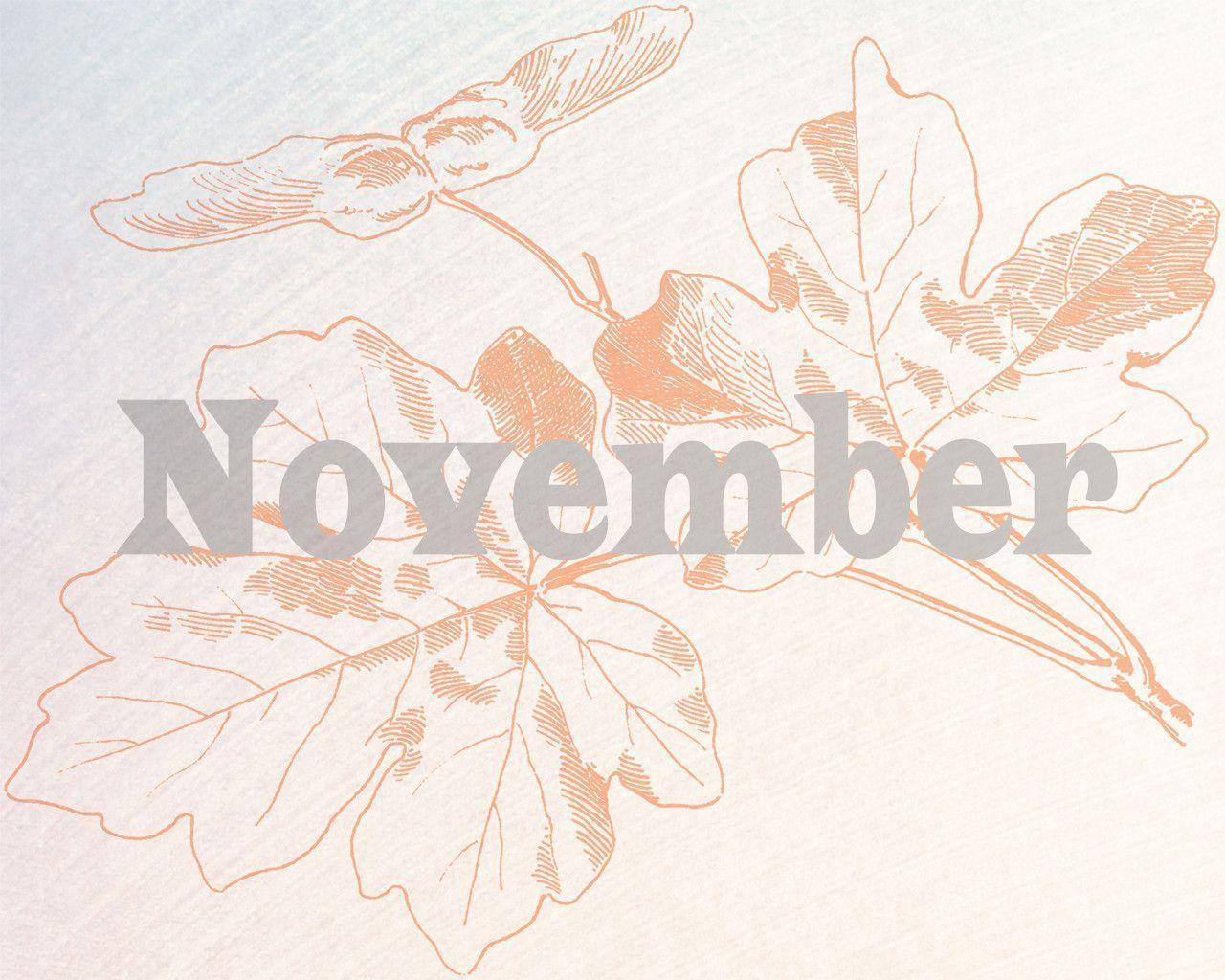 November Computer Wallpaper and Worth Seeing This Week