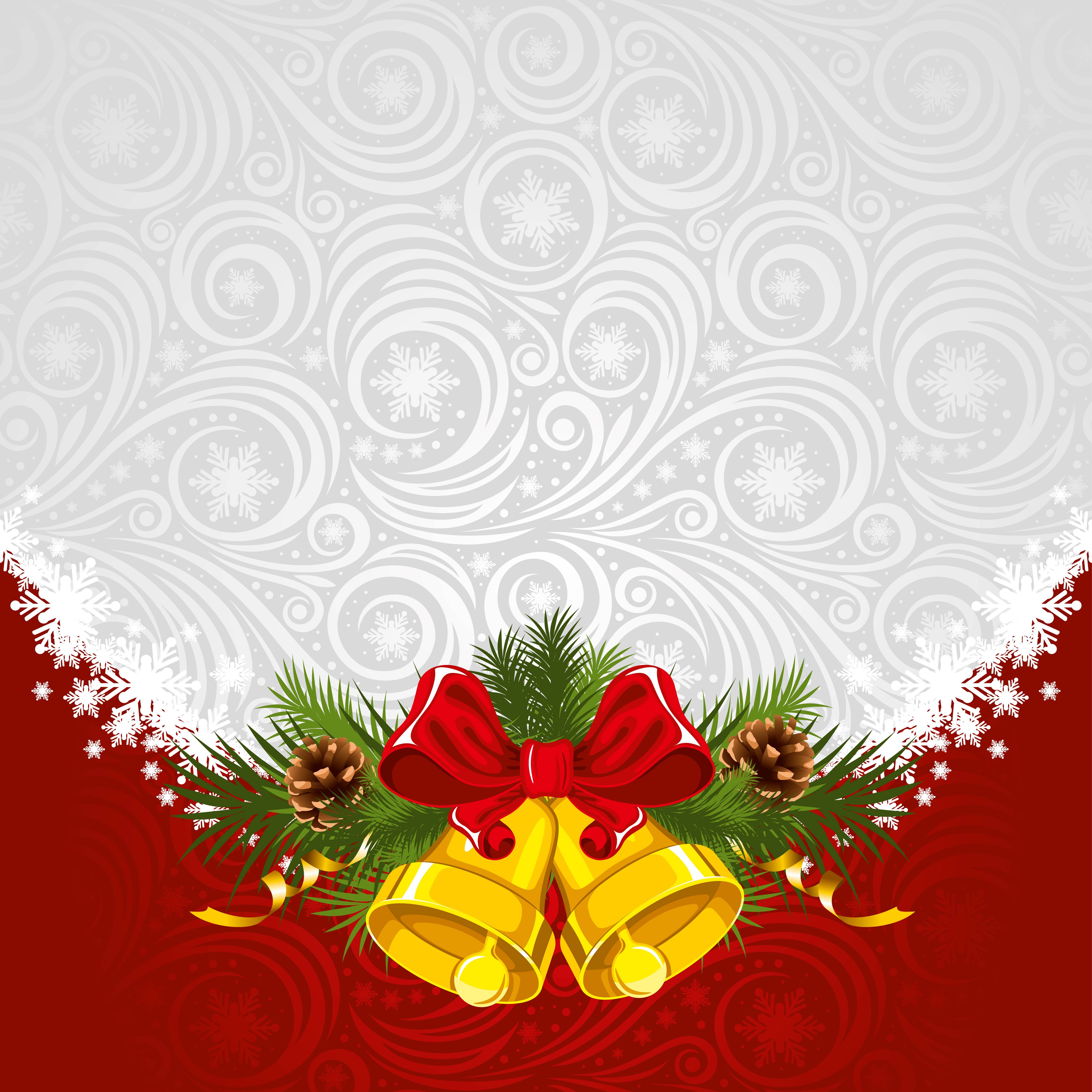 Christmas background 01 vector Free Vector / 4Vector
