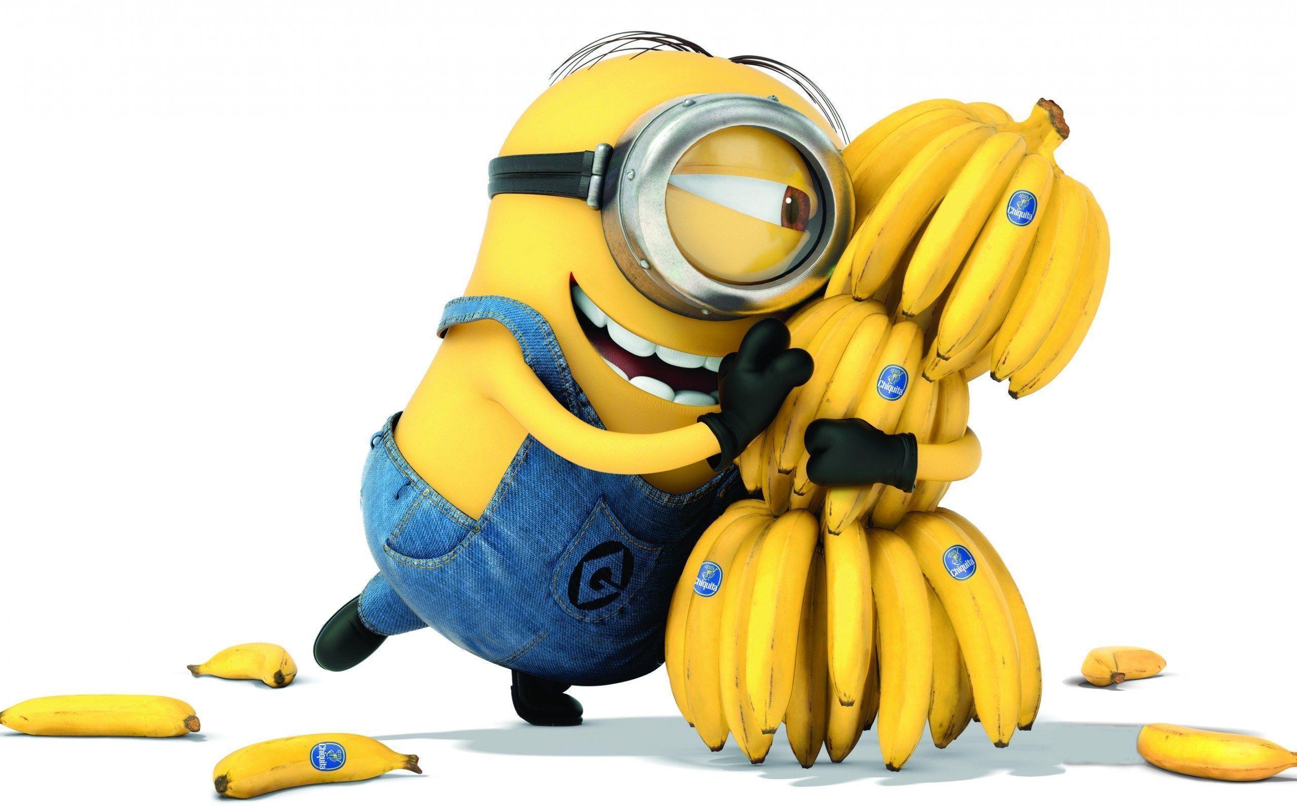 funny despicable me 2 in love banana chiquita wide HD wallpaper