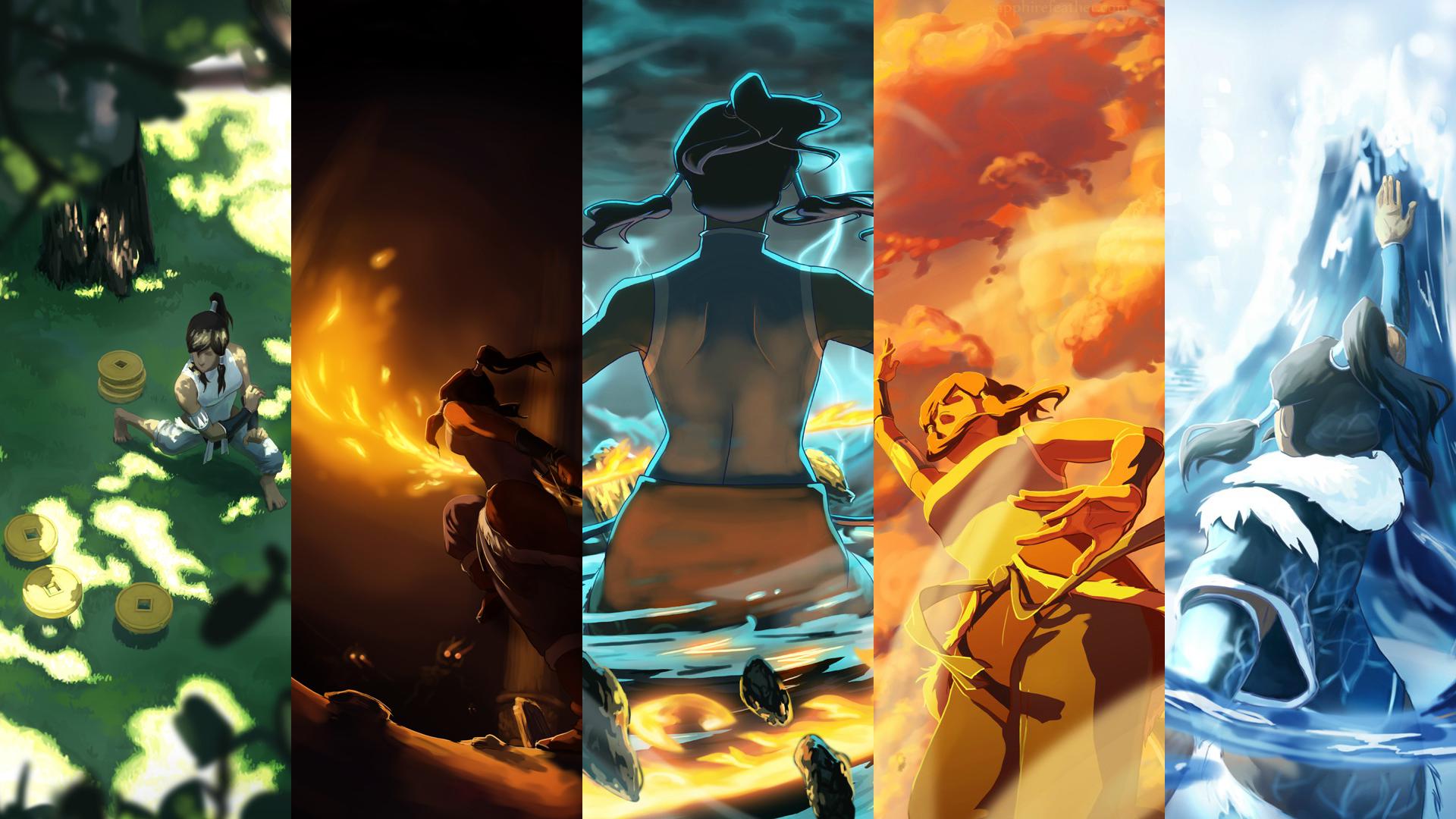 Avatar The Last Airbender Panels Collage Wallp 11059 Full HD
