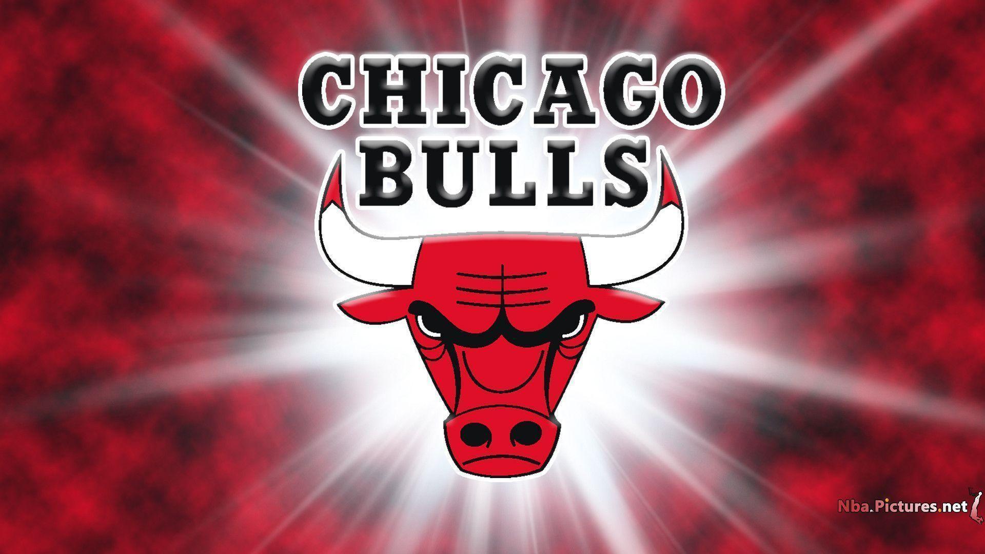 Astounding Free Chicago Bulls Logo in White Light Effect