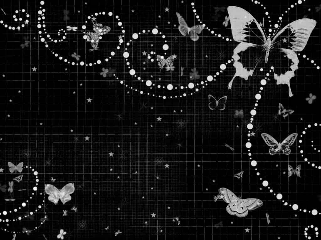 Wallpaper For > Black Butterfly Background Designs