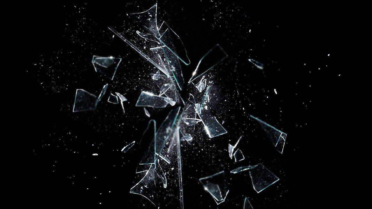 Broken Glass Wallpaper Wallpaper Inn