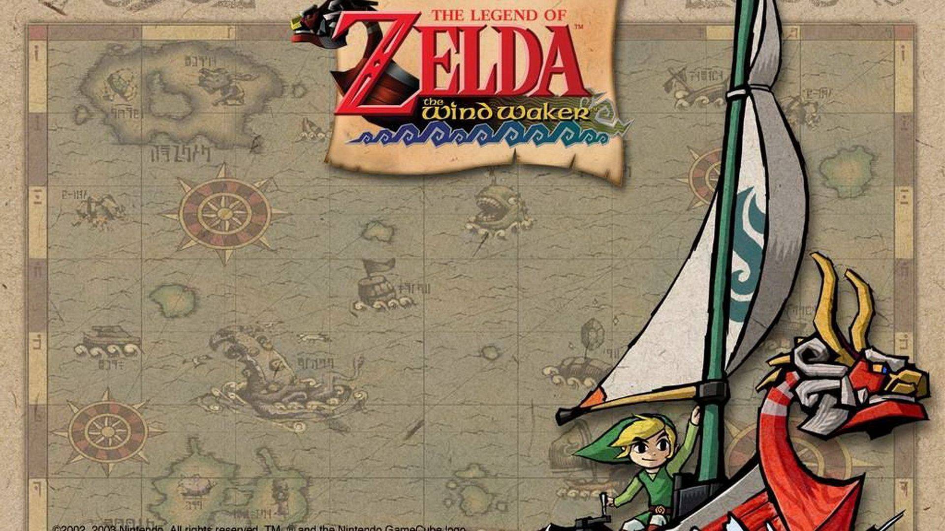 The Legend of Zelda Wind Waker HD Wii U Wallpaper « GamingBolt