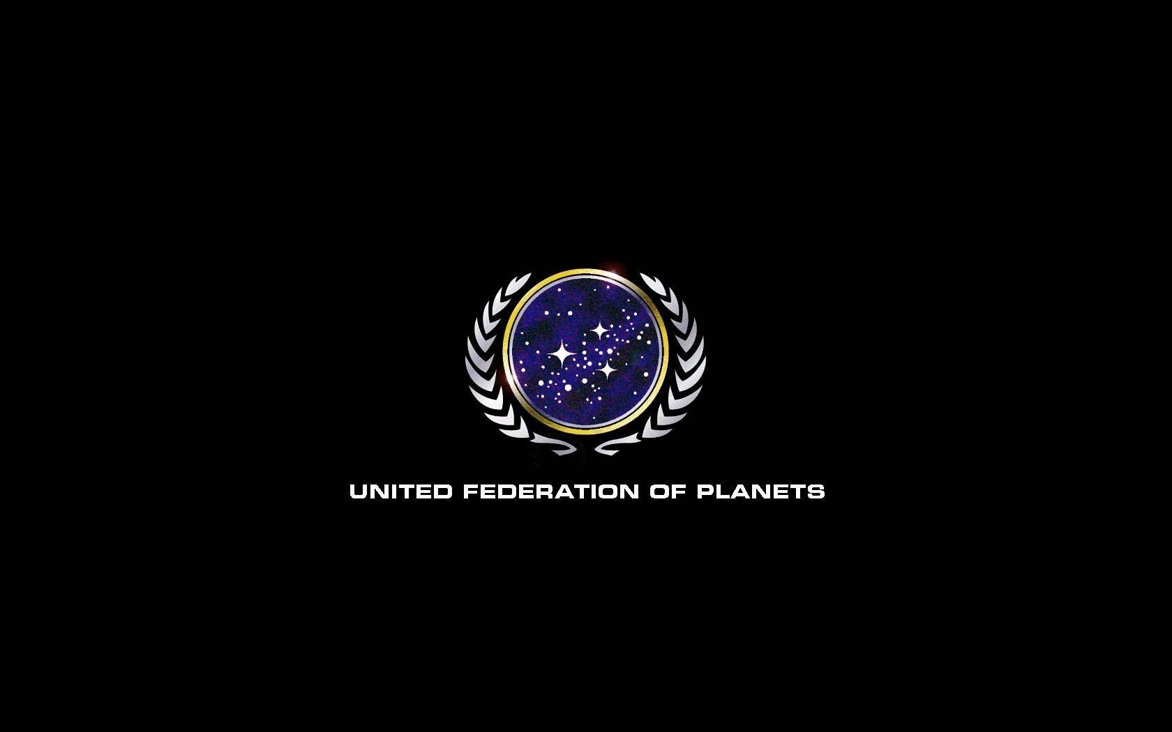 United Federation Of Planets Logo Wallpaper 1680x1050