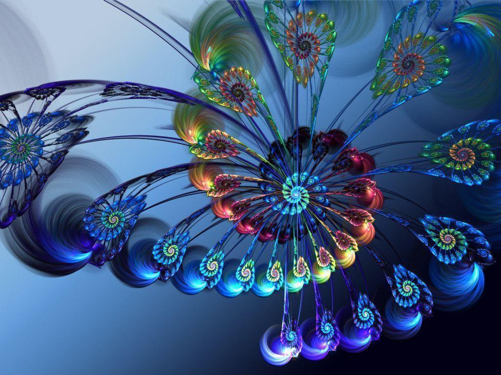 Wallpaper 3D Flower And Picture