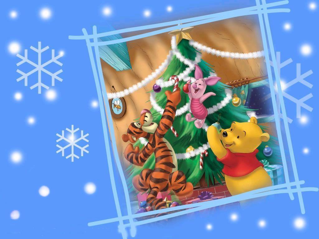 Xmas Stuff For > Winnie The Pooh Christmas Wallpaper Background