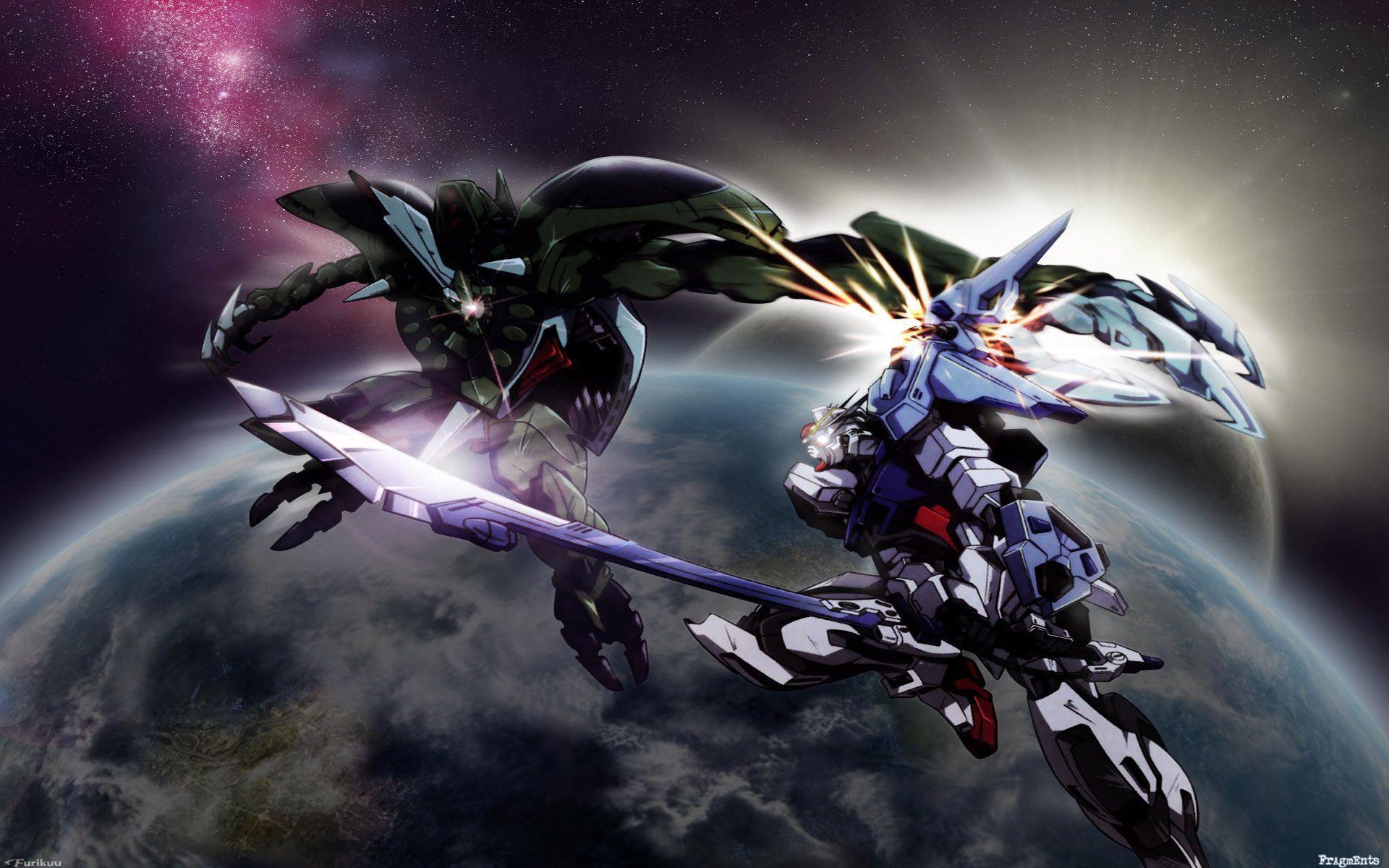 Anime Gundam Battle Wallpaper HD Desktop