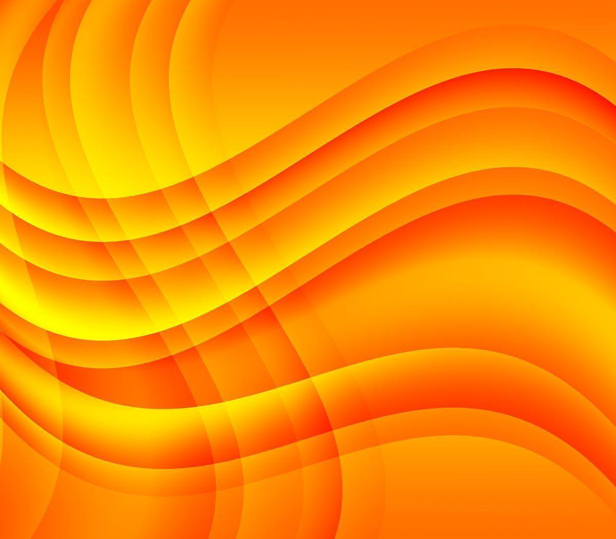 Abstract Red Yellow Color Waves Wallpaper