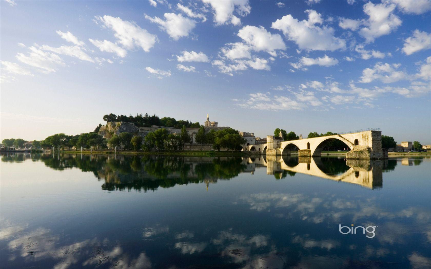 Avignon On The Rhone France Bing Wallpaper Wallpaper