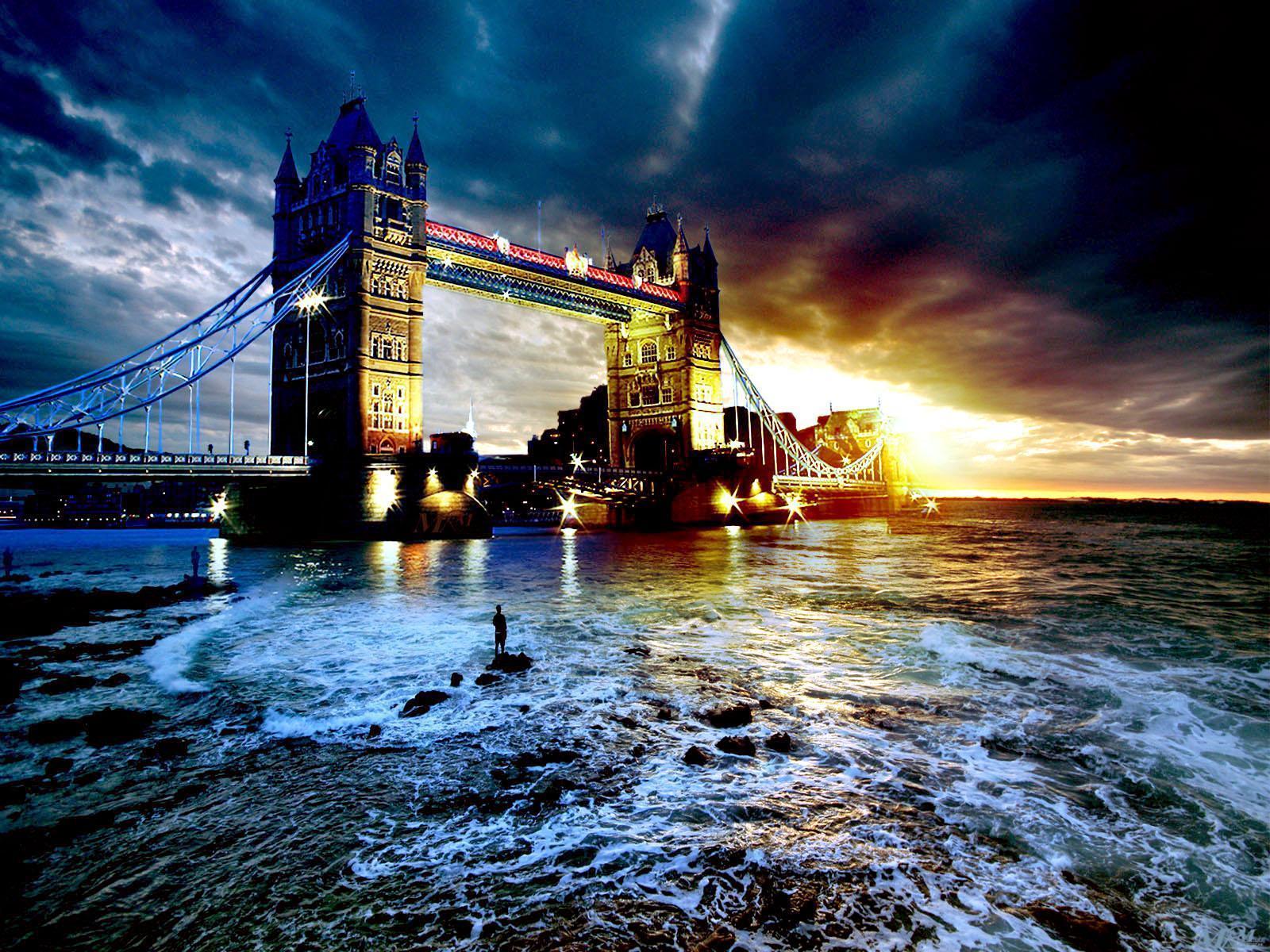 Beautiful London Bridge, Desktop and mobile wallpaper