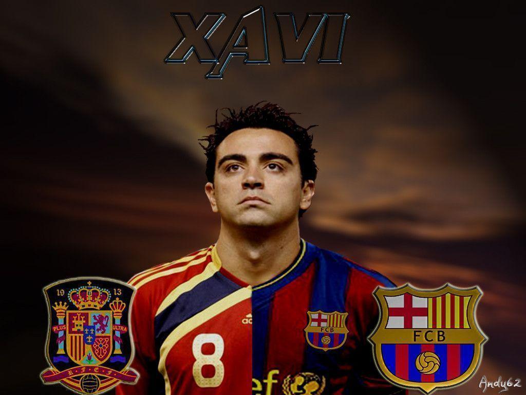Xavi Hernandez Spain and Barcelona football team wallpaper
