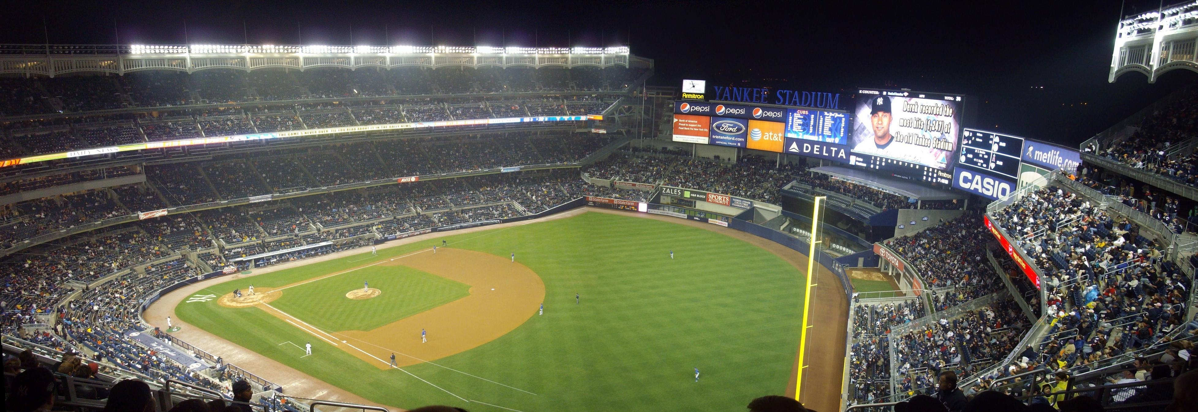Yankee Stadium At Night