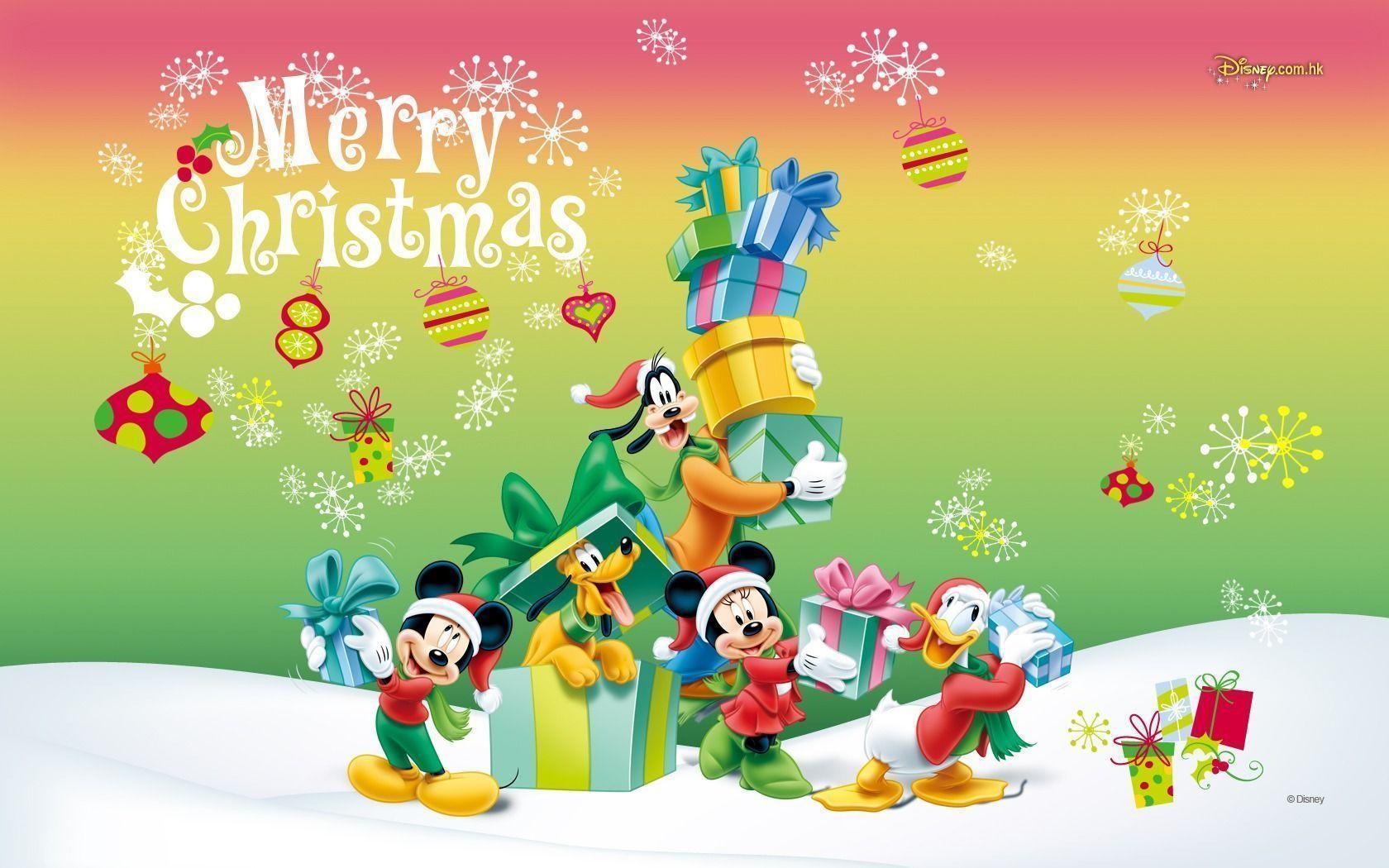 Mickey Mouse Celebrate Christmas 212 1680x1050px