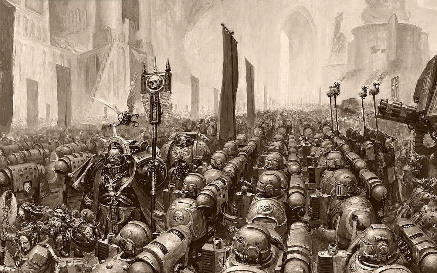 image For > Space Marine Chaplain Wallpaper