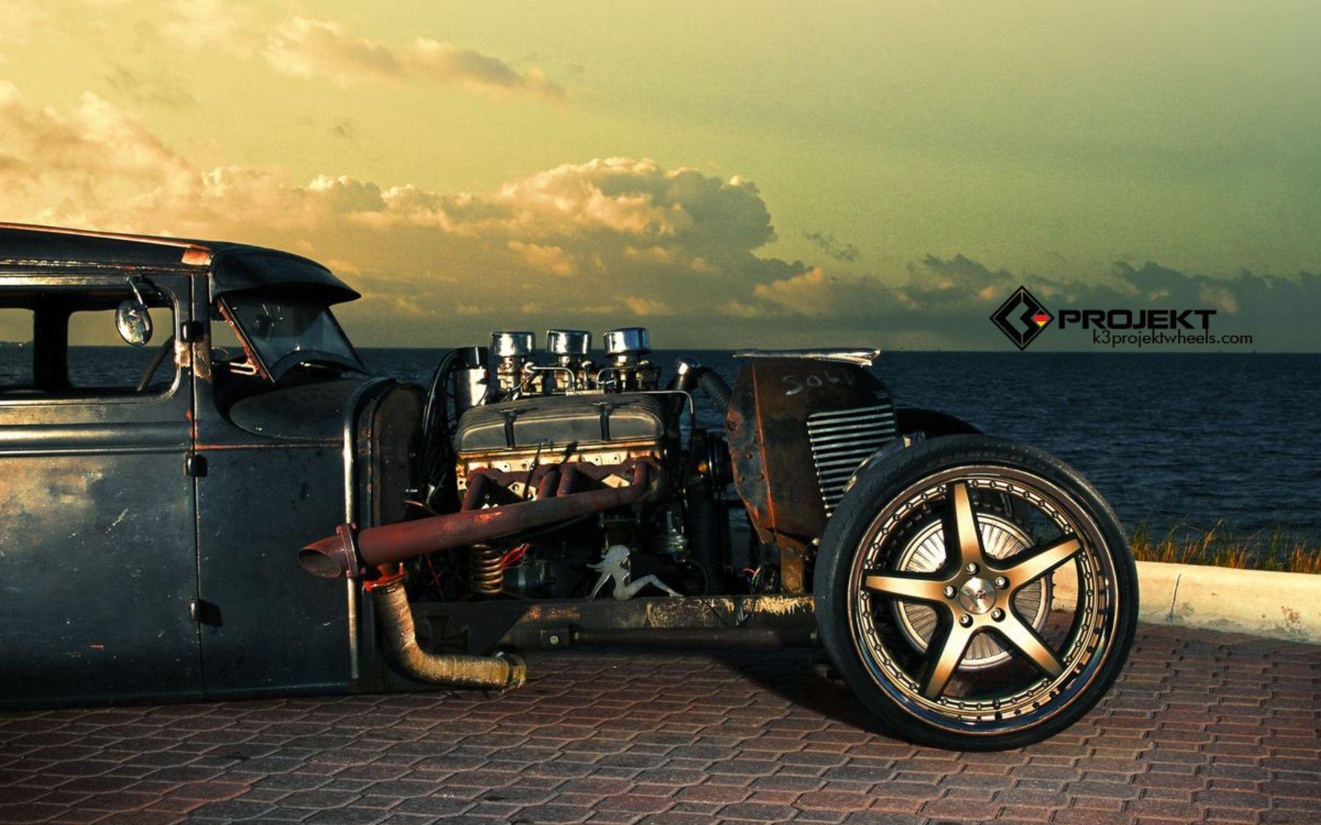 K3 Projekt Ford Model T Rat Rod Hot Rods Retro Engine Engines