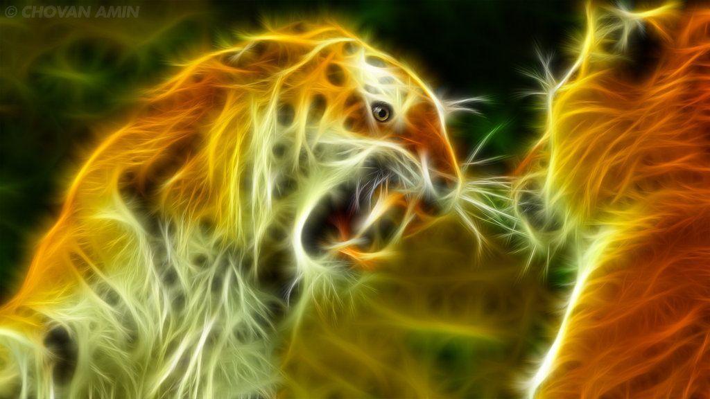 Cool Tiger Wallpaper Light