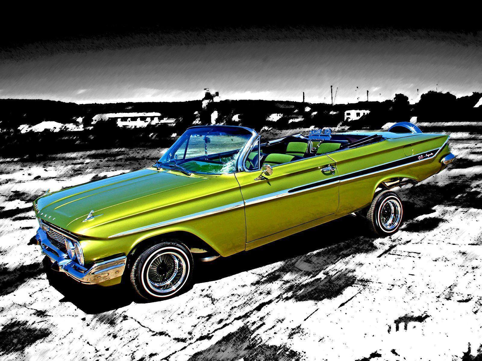 Green Lowrider Cars Image & Picture