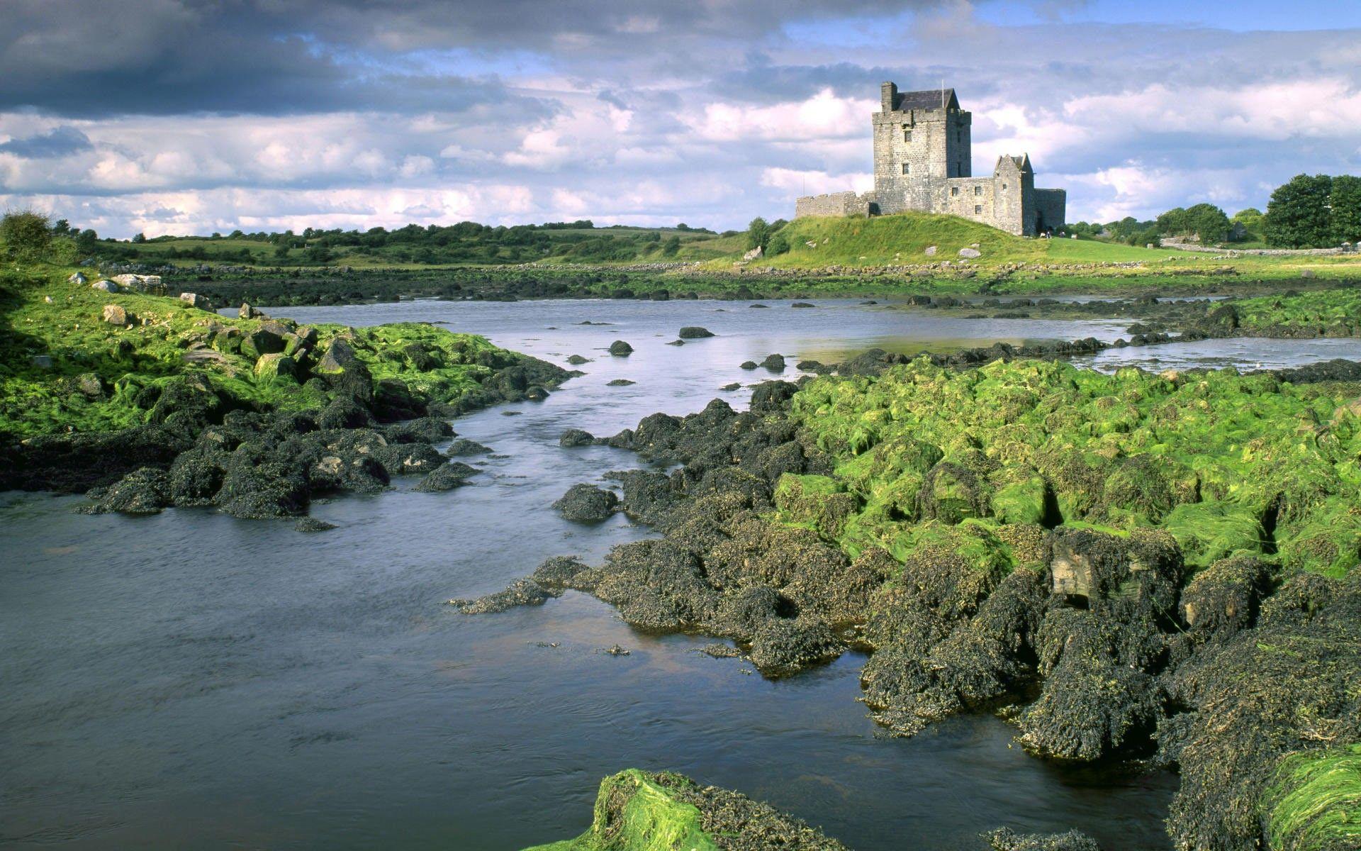 Dunguaire Castle, Galway County, Ireland widescreen wallpaper. Wide