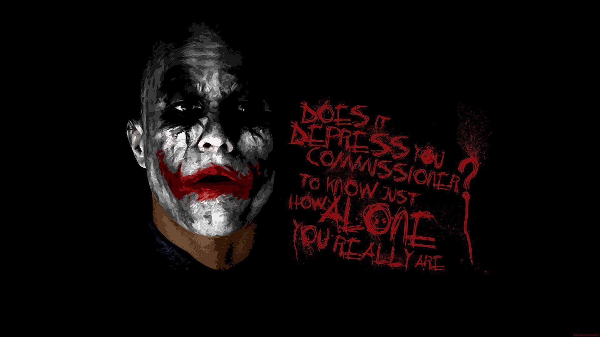 Wallpaper For > The Dark Knight Joker Why So Serious Wallpaper