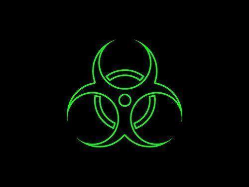 Green Neon Black Bio Hazard Wallpaper Sharing!