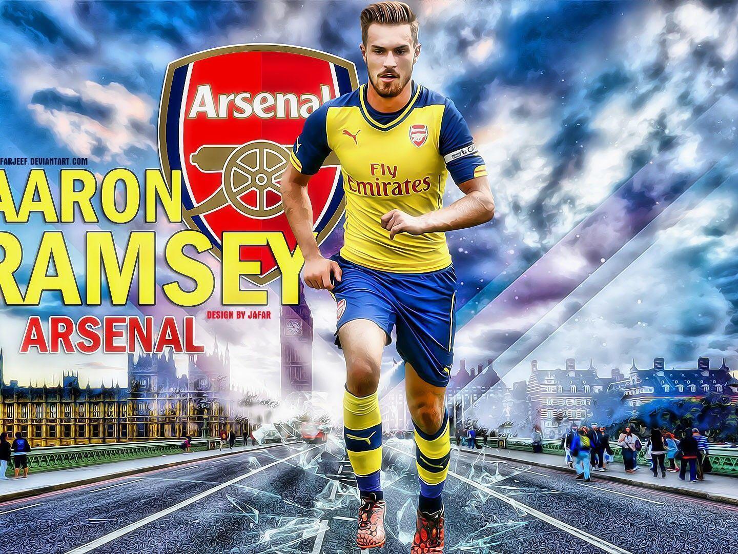 Aaron Ramsey 2014 Arsenal FC Wallpaper Wide or HD. Male