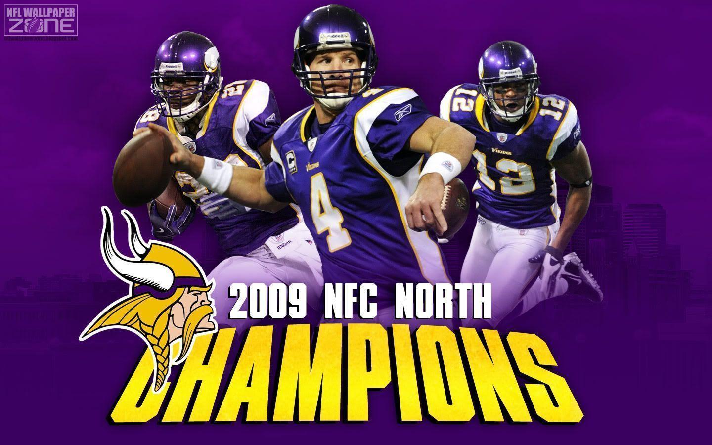 NFL Wallpaper Zone: Minnesota Vikings 2009 NFC North Championship