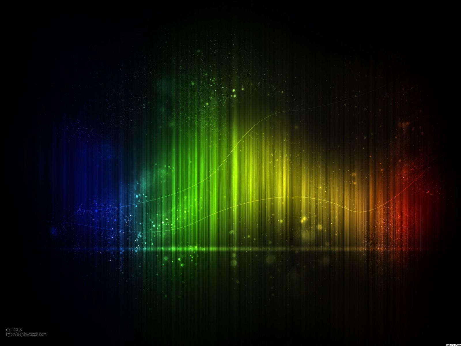 Wallpaper For > Rainbow Color Wallpaper