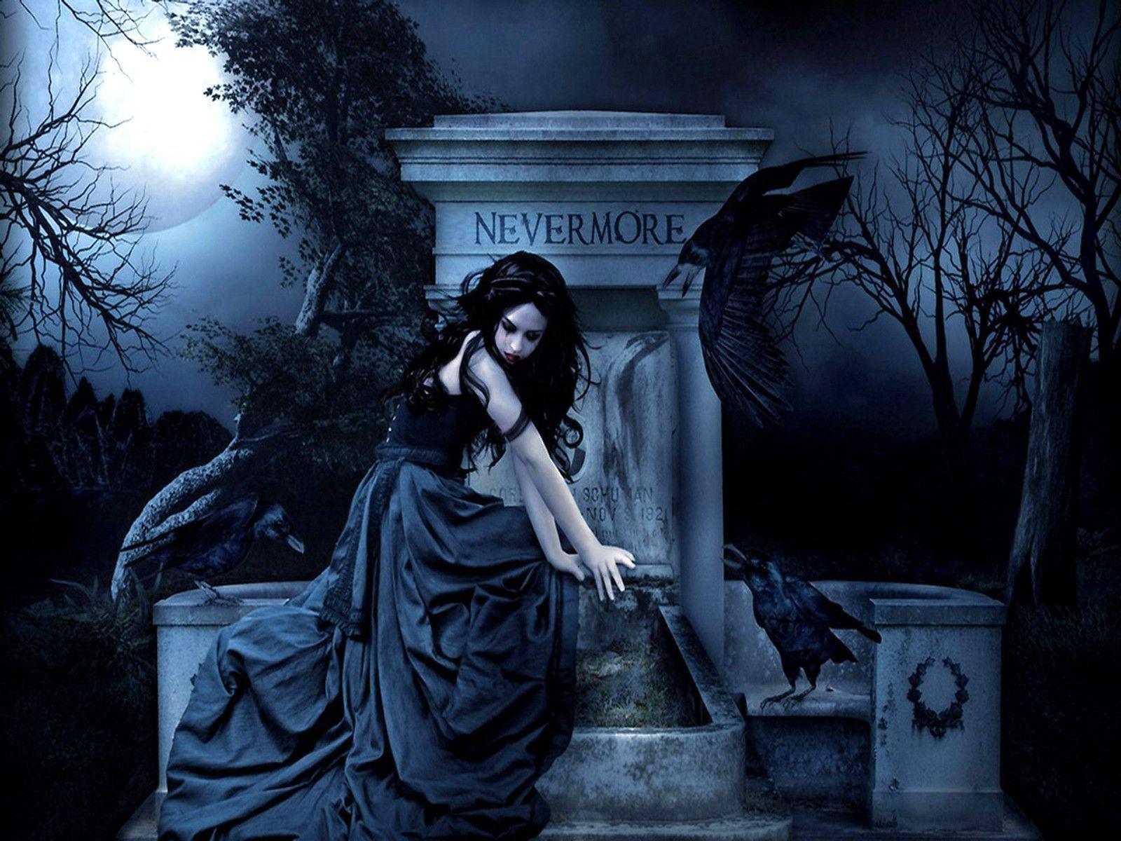 Pin Nevermore Dark Gothic And Wallpaper With 1600x1200 Resolution