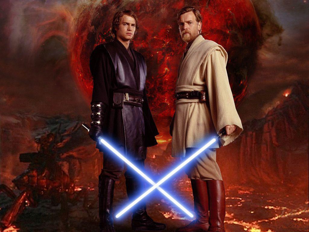 Obi Wan And Anakin Wan Kenobi And Anakin Skywalker Wallpaper