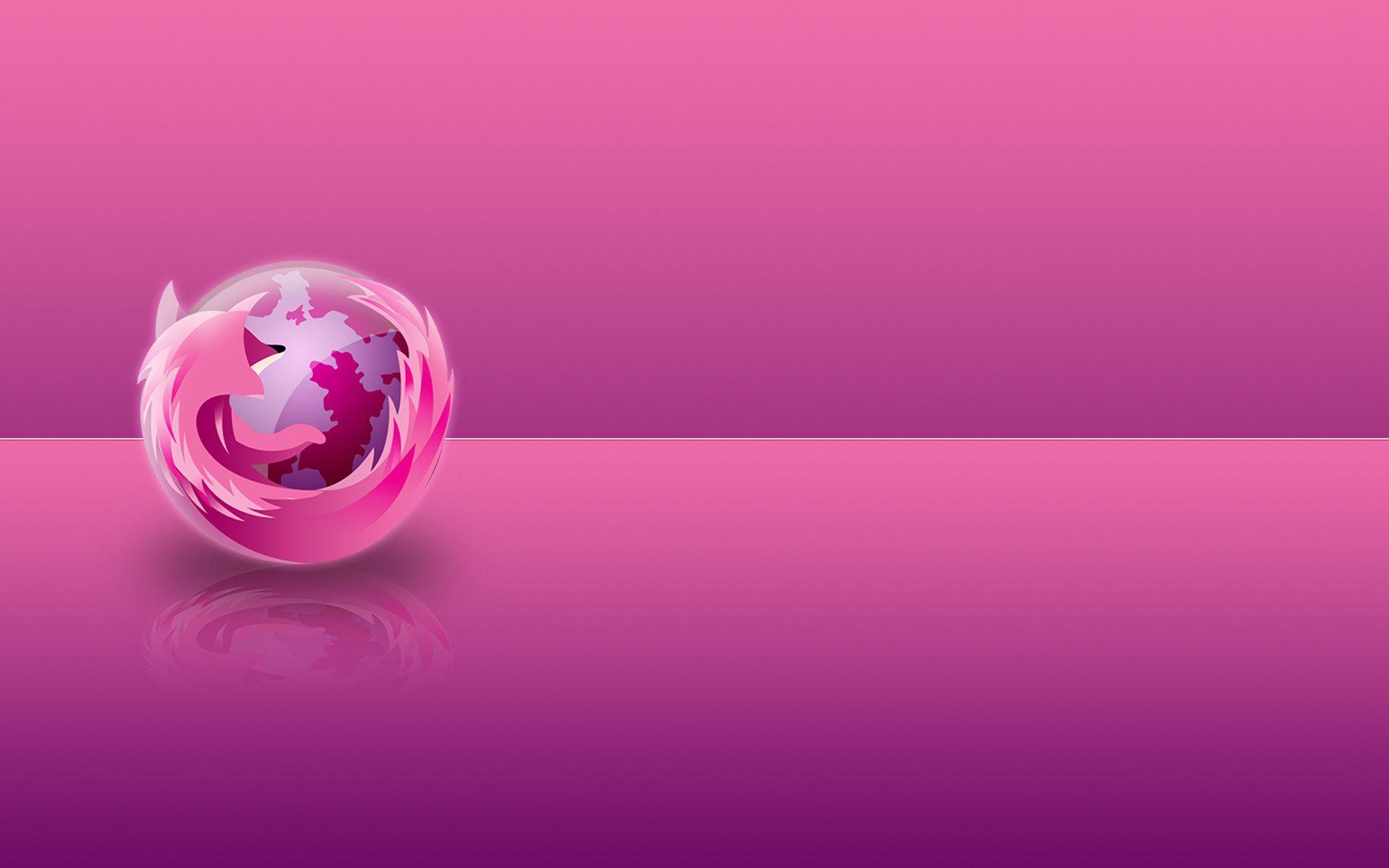 Free Firefox Goes Pink Wallpaper, Free Firefox Goes Pink HD