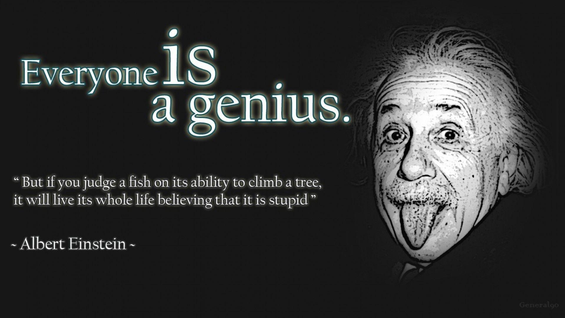 Albert Einstein Quotes High Quality Wallpaper