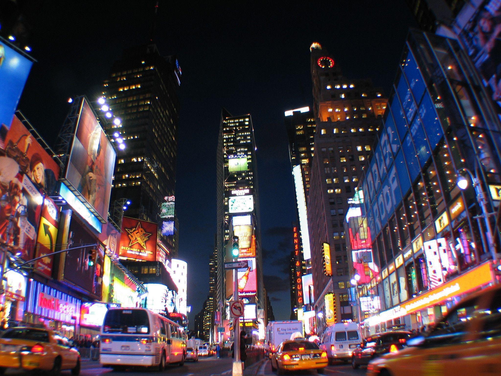 Time Square At Night Wallpaper