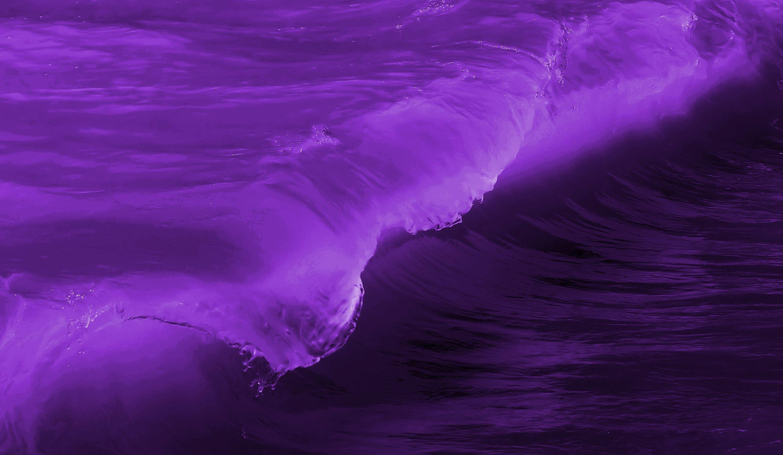 Ocean waves in 9 different colors HD Wallpaper