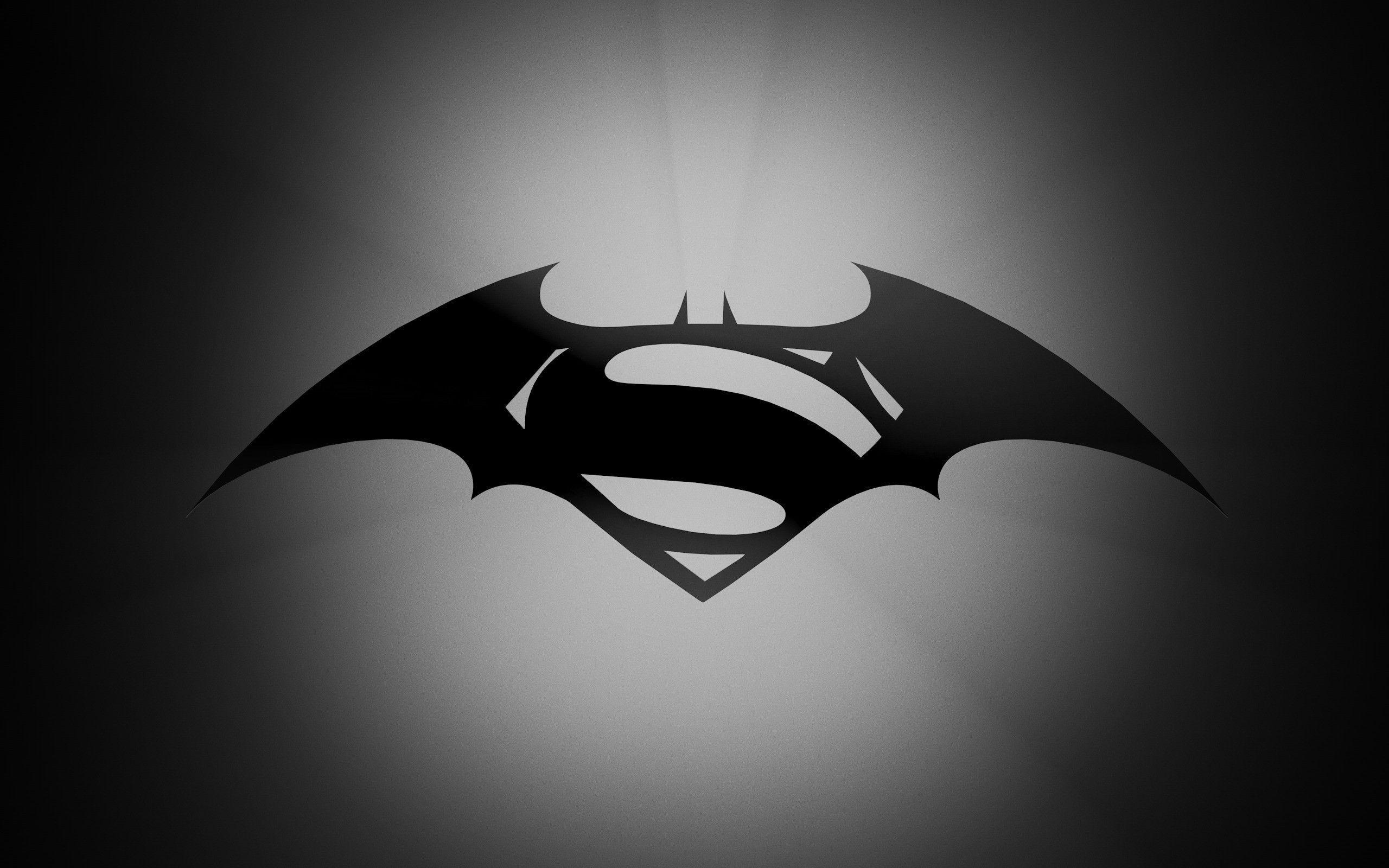Batman vs Superman Movie Logo Wallpaper Wide or HD