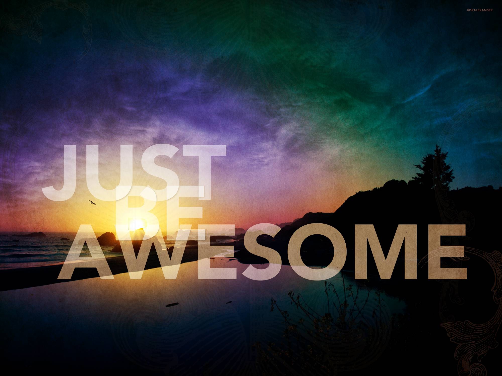 Being awesome