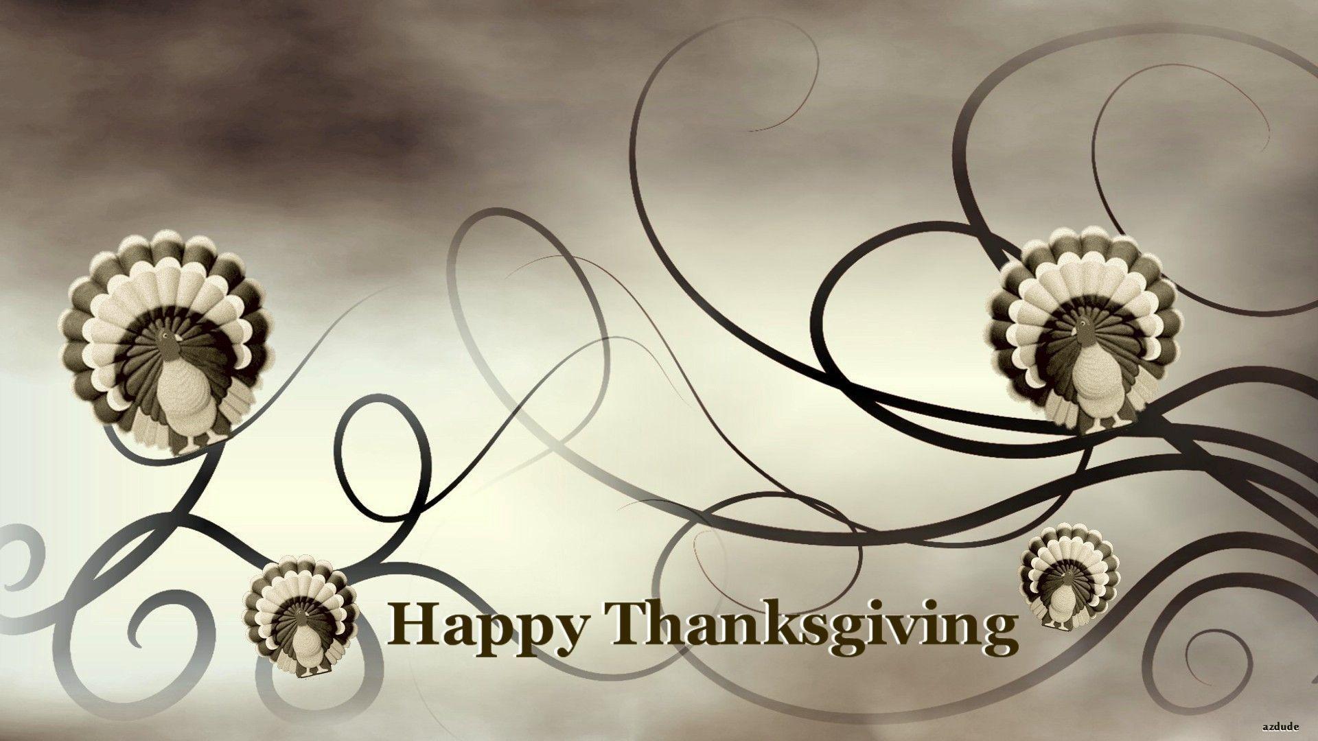 Happy Thanksgiving and Thanksgiving Turkey Wallpaper. Download