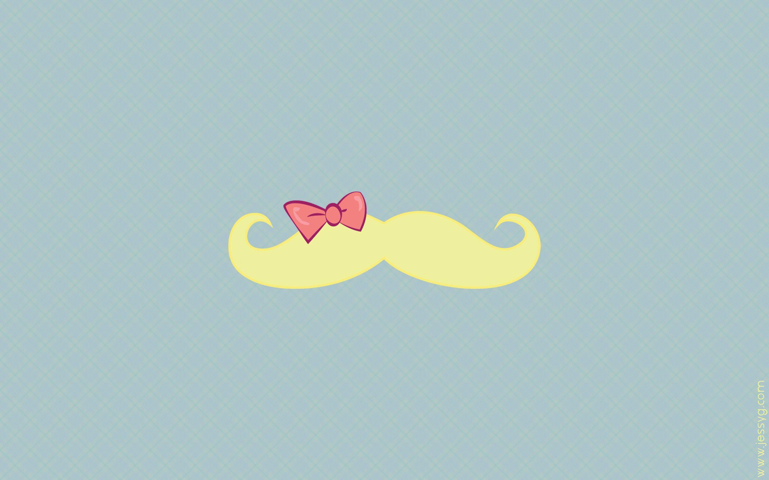 Mrs. Moustache Wallpaper