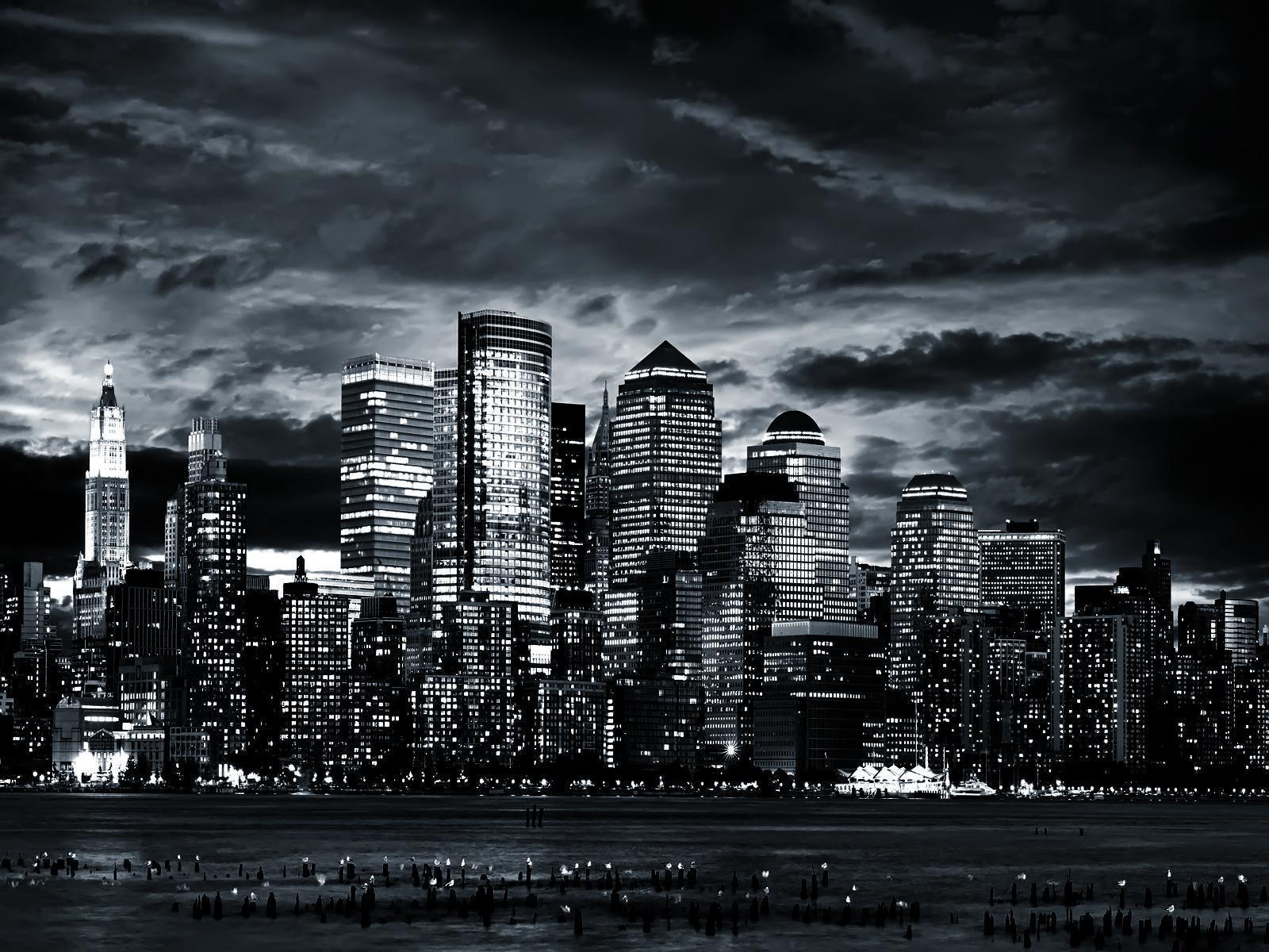Black and White City by the Sea wallpaper II, Some Days Reality