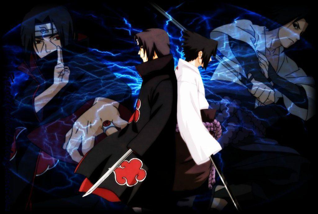 sasuke vs itachi desktop wallpaper