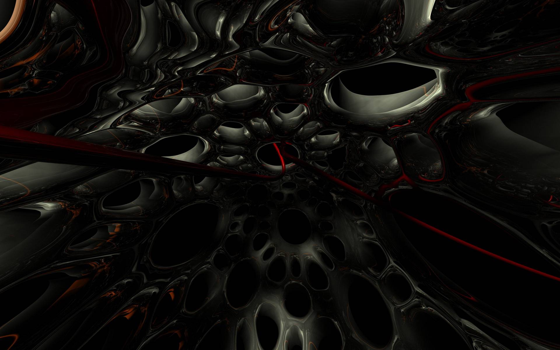 3D & Abstract, Alluring 3D & Abstract HD Image Black 3D Abstract