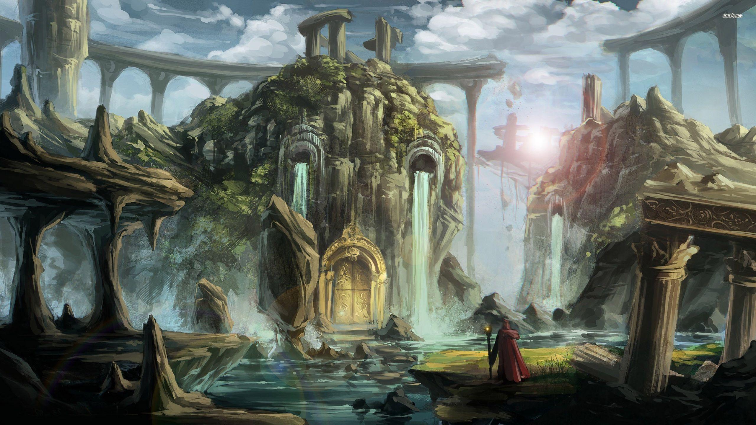 Fantasy castle wallpaper wallpaper - #