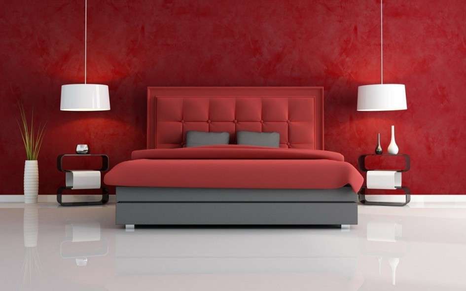 Modern Bedroom Ideas Red Color Wallpaper. HD Wallpaper Source