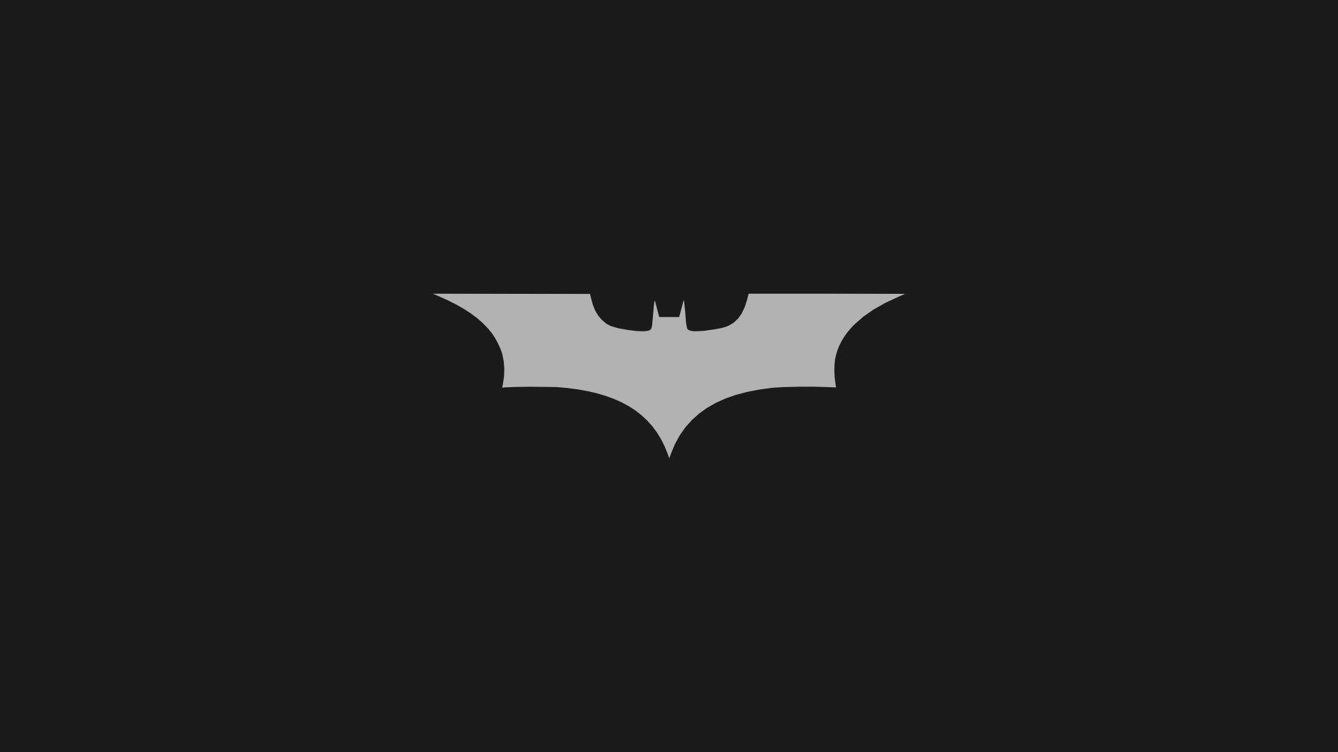 Minimalistic Batman Logo desktop PC and Mac wallpaper